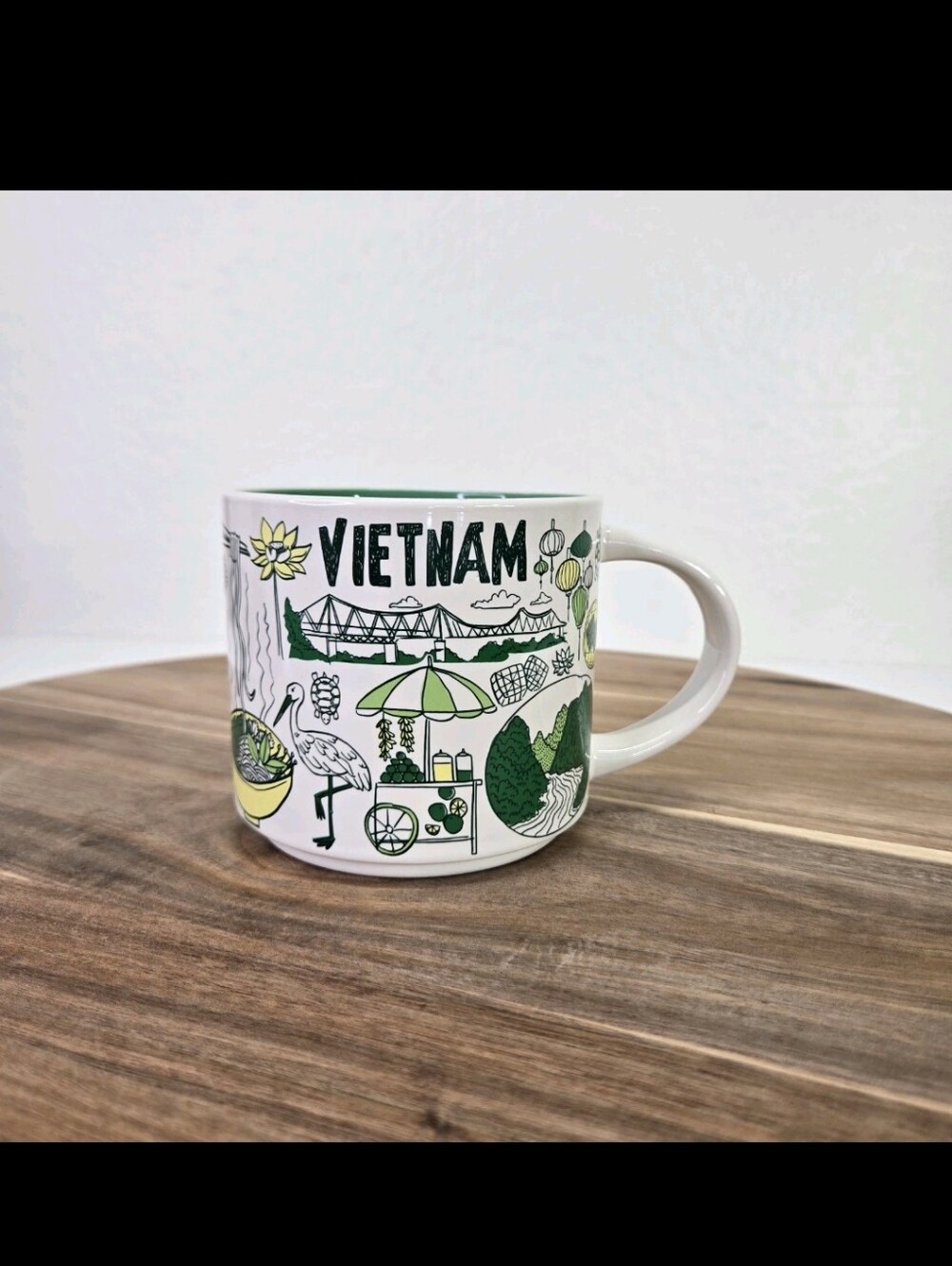Starbucks Vietnam Been There Series 14oz Mug Heritage Travel Collection No Box